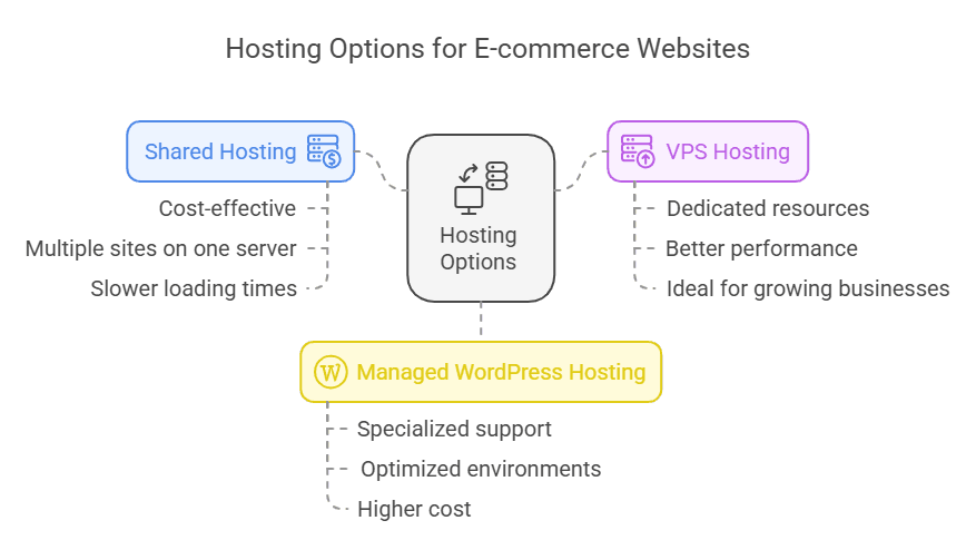 Hosting options for e-commerce websites